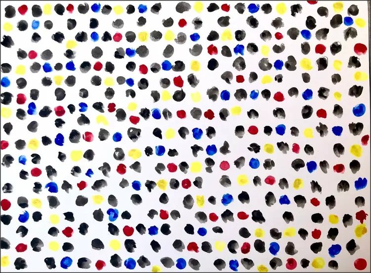 2 I fucking hate dots thats why I sell this painting