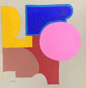 geometric composition in yellow and pink 2 arie otten 06