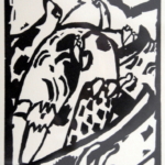 0013a Kandinsky Wassily houtsnede Nur fur Klange 125x19 k