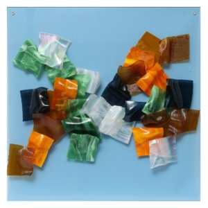 Elfry Knook: Satin-finished glass object