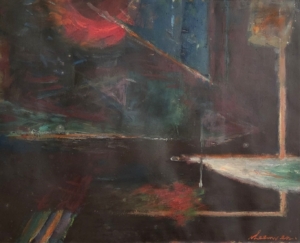 1683 Wil v Leeuwen Stad bij avond