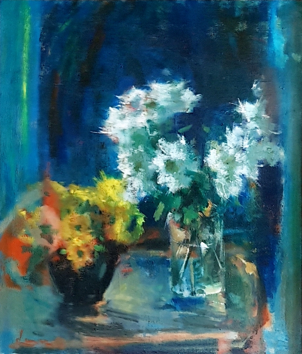 Wil van Leeuwen 1526 stilleven van bloemen