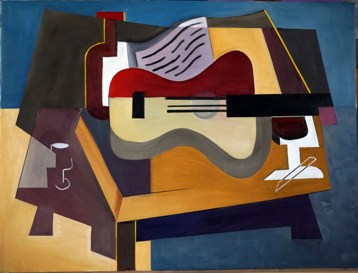 guitarra mesa y . 60x81 k